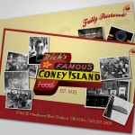 print-Nicks-pcard Nick's Famous Coney Island